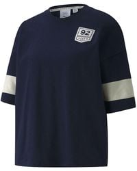 PUMA - T-shirt X Sg Oversized Tee 2 Blue - Lyst