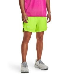 Under Armour - S Launch 5 Shorts Green Xxl - Lyst