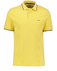 GANT - Tipping Ss Pique Polo Shirt - Lyst
