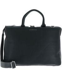Mandarina Duck - Leder Handtasche Shopper mit Laptopfach Mellow Urban Handbag Pine Green dunkelgrün - Lyst