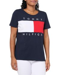 Tommy Hilfiger - Classic Short Sleeve Crew Neck Logo T-shirt - Lyst