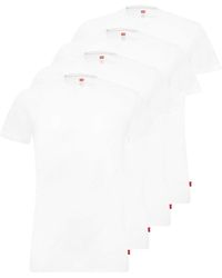 Levi's - Shirts stretch coton 905055001 Lot de 4 - Blanc - Lyst