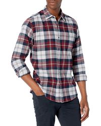 Amazon Essentials - Regular-fit Lange Mouwen Flanel Shirt - Lyst