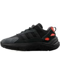adidas - Zx 22 Boost Trainers Unisex - Adult, Core Black Carbon Solar Red, 7.5 Uk - Lyst