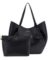 Guess - Shopper Amorette 2 in 1 Tote Bag Black schwarz - Lyst