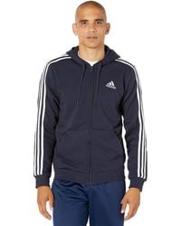 adidas - Essentials Fleece 3-stripes Sweatshirt - Lyst