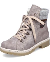 Rieker - Y9430 Stiefelette Grau - Lyst