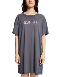 Esprit - Jersey-Nachthemd mit Logo - Lyst