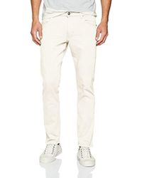 Wrangler Larston Jeans Tapered Uomo - Bianco