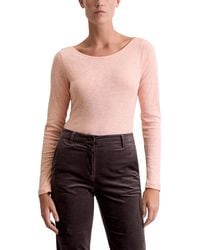 Marc O' Polo - Marc OߴPolo Langarmshirt aus Bio-Baumwolle mit U-Boot-Ausschnitt - Lyst