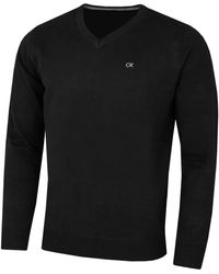 Calvin Klein - Neck Sweater - Black - Lyst