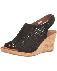 women's briah perforated slingback wedges