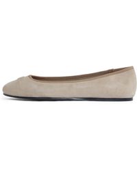 Tommy Hilfiger - Hardware Suede Ballet Pumps - Lyst