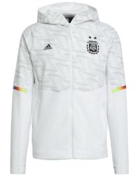 adidas - 2022-2023 Argentina Game Day Full Zip Travel Hoodie - Lyst