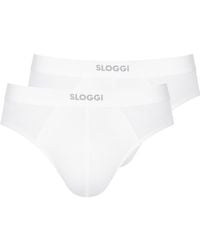 Sloggi - Ever Ease Brief 2P White - Lyst