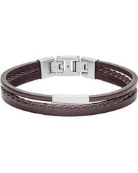 Fossil - Bracciale Da Uomo Vintage Casual - Lyst
