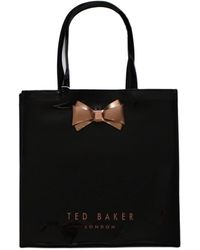 Ted Baker Borsa shopper donna 'ARACON' con fiocco tinta unita misura S - Nero