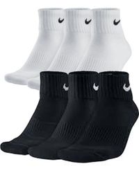 Nike - Lot de 5 paires de chaussettes courtes - Lyst