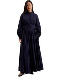 Ted Baker - S Wmd-ene-button Down Maxi Shirt With Belt Business Casual Dress - Lyst