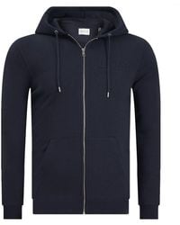GANT - Embossed Full-Zip Hoodie Sweatshirt - Lyst