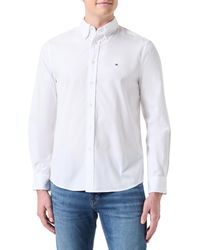 Tommy Hilfiger - Core Flex Popeline Solid Rf Overhemd Mw0mw39988 L/s - Lyst