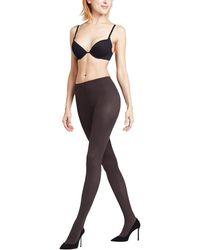 Falke Strumpfhosen Pure Matt 50 Denier - Semi-Blickdicht, Matt, 1 Stück, Grau (Anthracite 3529), Größe: L - Mehrfarbig