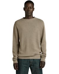 G-Star RAW - Moss Knitted Pullover - Lyst