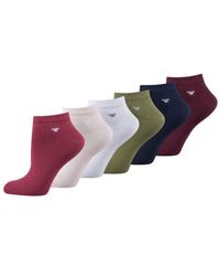 Tom Tailor Sneaker 6er Pack uni basic mix - Mehrfarbig