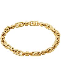 Michael Kors - Mk Astor Precious Metal-Plated Brass Link Bracelet - Lyst