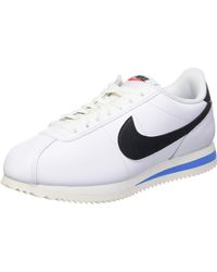Nike - Cortez Womens Fashion Trainers In White Black - 4.5 Uk - Lyst