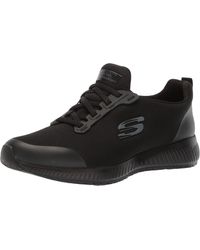 Skechers - S Work Squad SR Arbeitsschuh Berufsschuh Sneaker 77222EC schwarz - Lyst