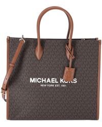 Michael Kors - Mirella Large Signature Mk Tote Bag - Lyst