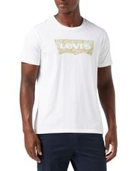 Levi's - Graphic Crewneck Tee Camiseta Hombre White - Lyst