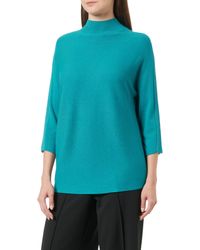 Comma, - Pullover mit Stehkragen 3/4 Arm - Lyst
