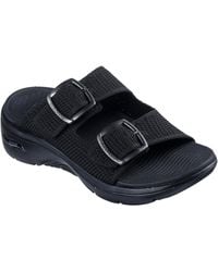 Skechers - On-The-go Massage Fit Revive-Honey Schiebe-Sandalen - Lyst