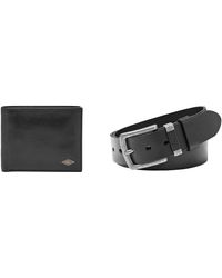 Fossil - Uomo Ryan Portafoglio in pelle nera e cintura Jay - Lyst