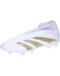 adidas - Fussballschuhe Predator League LL FG FTWR White/Gold Met./Sandy Beige Met 37 1/3 - Lyst