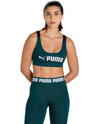 PUMA - Sport-BH Fit Mid Impact Damen Trainings-BH - Lyst