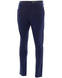 Calvin Klein - Way Stretch Trousers - Navy - Lyst