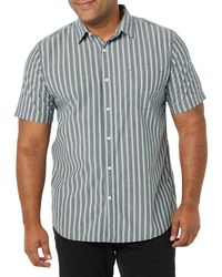 Amazon Essentials - Chemise en Popeline à ches Courtes Coupe Ajustée - Lyst