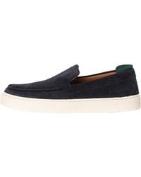 Tommy Hilfiger - Casual Blue Suede Loafers - Lyst