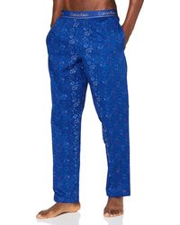 Calvin Klein Sleep Pant Pantaloni Pigiama - Blu