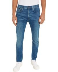 Tommy Hilfiger - Slim Bleecker Pstr Lington Blue Mw0mw32085 Denim Pants - Lyst