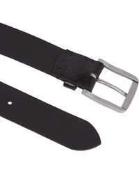 Calvin Klein - Jeans Cintura Uomo Classic Flat Lthr Belt 35Mm Aop in Pelle - Lyst