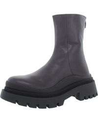 Steve Madden - Stivaletti alla caviglia da donna in pelle turf - Lyst
