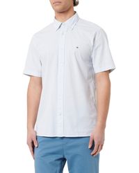 Tommy Hilfiger - WCC Flex Poplin STP RF Shirt S/S Mw0Mw29207 Popelin Camiseta - Lyst