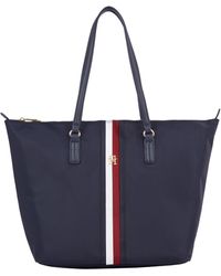 Tommy Hilfiger - Poppy Tote Corp Aw0aw15981 - Lyst