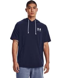 Under Armour - Standard Rival Terry Short-sleeve Hoodie, - Lyst