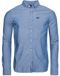 Superdry - Vintage Washed Oxford Shirt Sweatshirt - Lyst