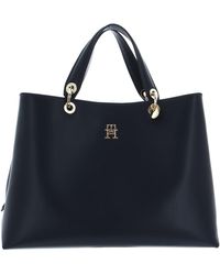 Tommy Hilfiger - TH Chic Satchel Space Blue - Lyst